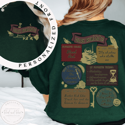 Back to Dark Romance Personalized Sweatshirt