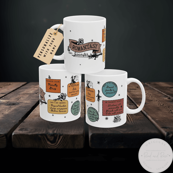 Back to Romantasy Personalized Mug