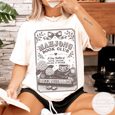 Mahjong Book Club Shirt