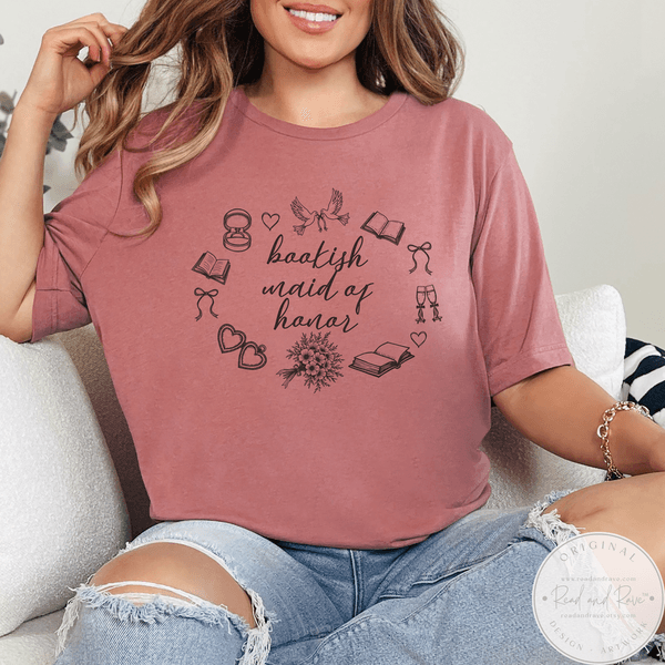 Bookish Maid Of Honor Heirloom Icons Shirt