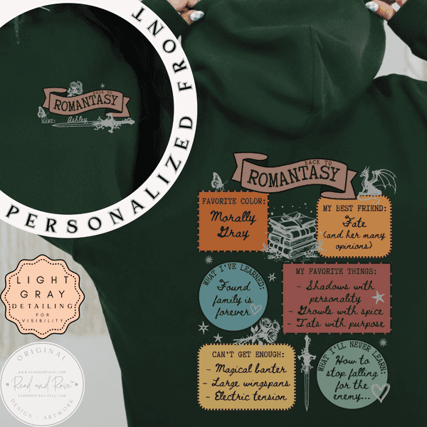 Back to Romantasy Personalized Hoodie