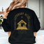 Literary Noël Manger Scene Nativity Sweatshirt