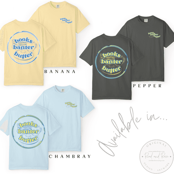 Books Banter Butter Comfort Colors® Shirt | Butter Shirt Librocubicularist Salted Butter Tee Well Read Butter Coffee Funny Book Lover Designs Book Related Gifts Booktrovert Shirt