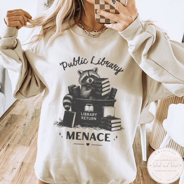 Public Library Menace Sweatshirt