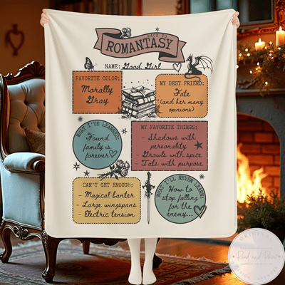 Back to Romantasy Good Girl Blanket