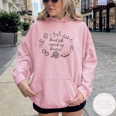 Bookish Maid Of Honor Heirloom Icons Hoodie
