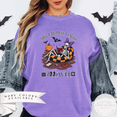 Just One More Chapter Summerween Shirt | Spooky Summer Shirt Hot Ghoul Summer Horror Summer Shirt Whimsigoth SpookySeason Halloween 2025 Shirt