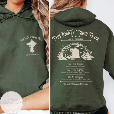 The Empty Tomb Tour Easter Hoodie
