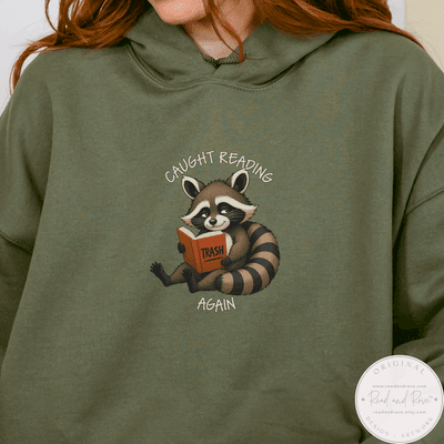 Caught Reading Trash Again Hoodie