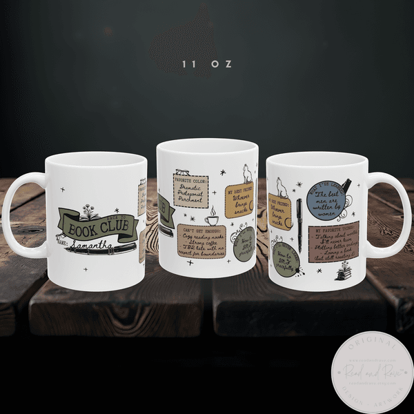 Back to Book Club Personalized Mug