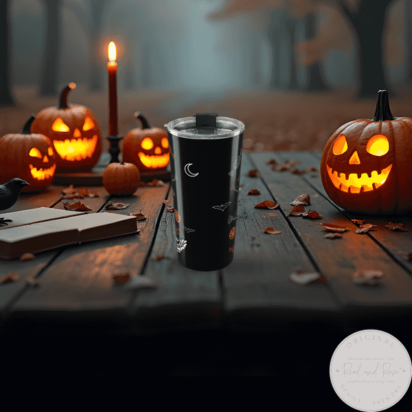 I Stopped Reading to Come Trick or Treating Book Lover Tumbler