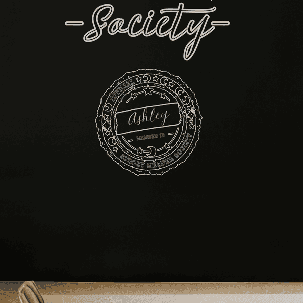 Spooky Reader Society Book Club Personalized Tote Bag