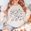 Pumpkins Pages Peace Fall Book Lover Sweatshirt
