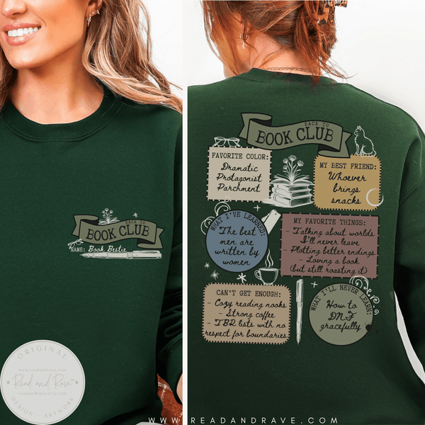 Back to Book Club Book Bestie Sweatshirt