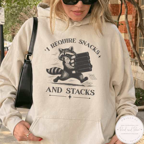 I Require Snacks and Stacks Hoodie
