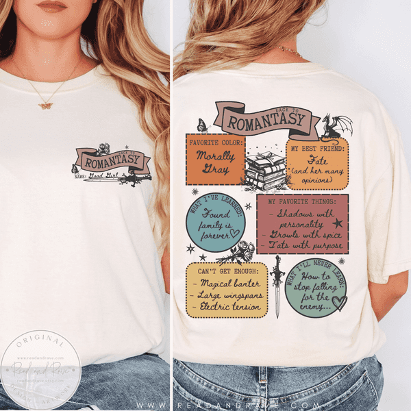 Back to Romantasy Good Girl Shirt