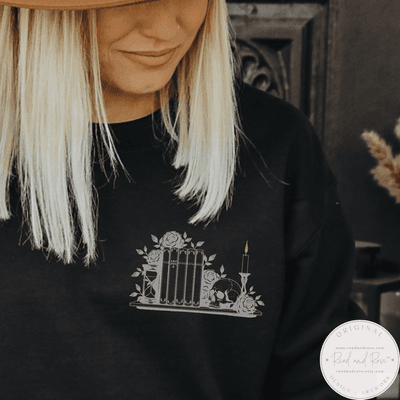Dark Romance Bookshelf Sweatshirt