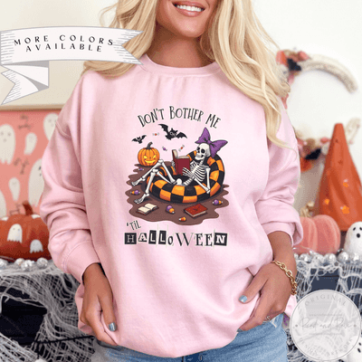 Don't Bother Me Summerween Sweatshirt | Halloween Crewneck Messy Coquette Spooky Summer Shirt Hot Ghoul Summer Horror Summer Shirt SpookySeason Halloween 2025 Shirt