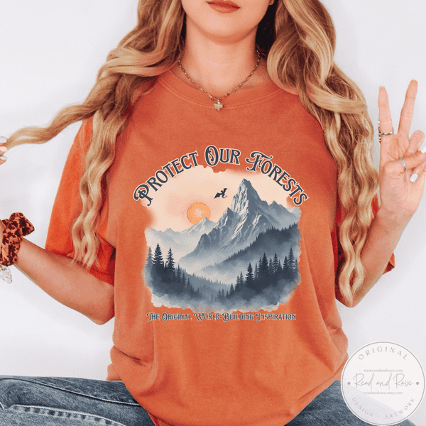 Forbidden Forests Protect Our National Parks Shirt | Dragon Book Nook Librariancore Protect Our Parks Resist Tshirt Smoky Mountains Romantasy Book Related Gift