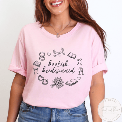 Bookish Bridesmaid Heirloom Icons Shirt