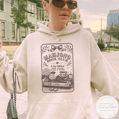 Mahjong Book Club Hoodie