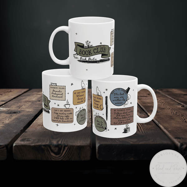 Back to Book Club Book Bestie Mug