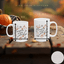 Pumpkins Pages Peace Fall Book Lover Mug