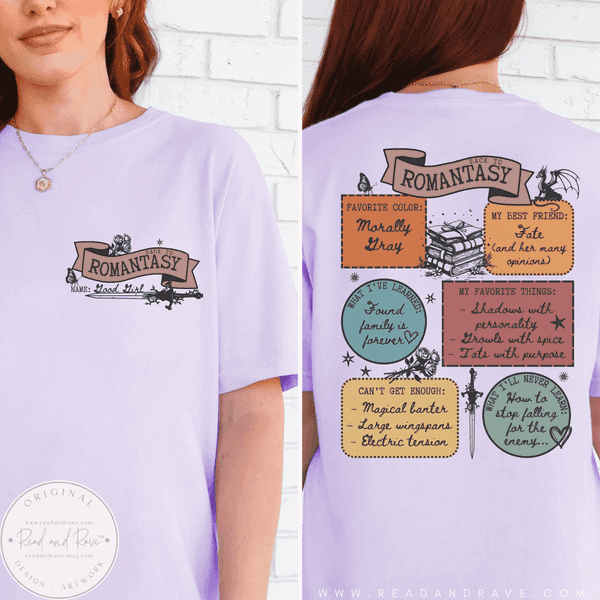Back to Romantasy Good Girl Shirt