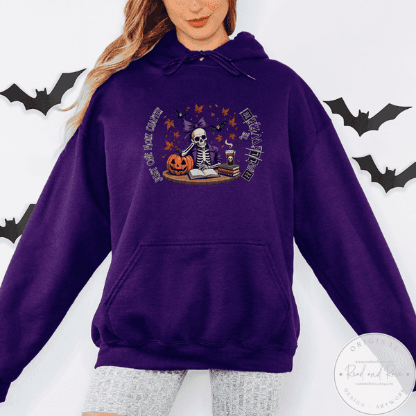 Just One More Chapter Edgy Halloween Hoodie | Messy Coquette Summerween Shirt Spooky Summer Shirt Hot Ghoul Summer Horror Summer Shirt SpookySeason Halloween 2025 Shirt