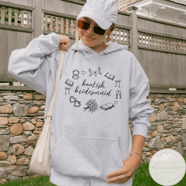 Bookish Bridesmaid Heirloom Icons Hoodie