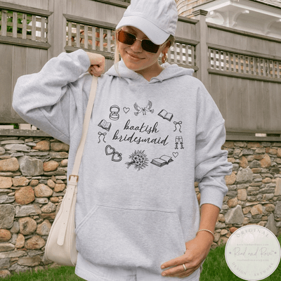 Bookish Bridesmaid Heirloom Icons Hoodie