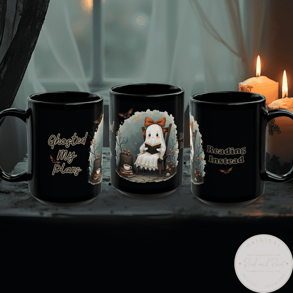 Ghosted My Plans Reading Instead Book Lover Mug