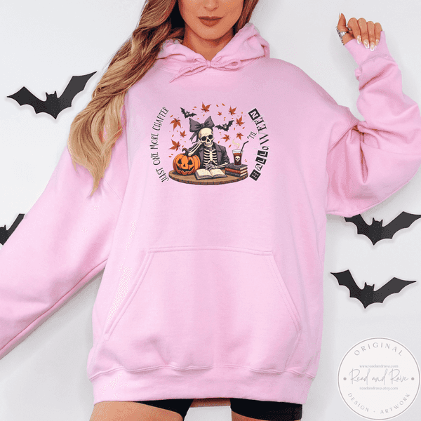 Just One More Chapter Edgy Halloween Hoodie | Messy Coquette Summerween Shirt Spooky Summer Shirt Hot Ghoul Summer Horror Summer Shirt SpookySeason Halloween 2025 Shirt