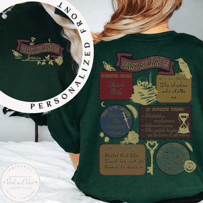 Back to Dark Romance Personalized Sweatshirt