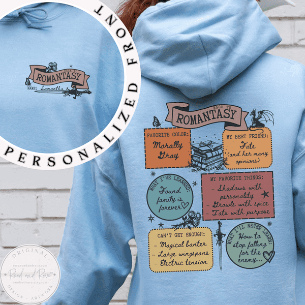Back to Romantasy Personalized Hoodie