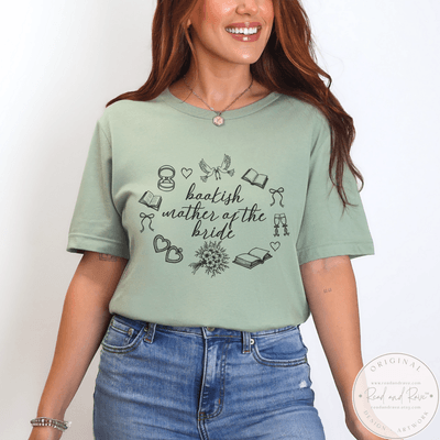 Bookish Mother Of The Bride Heirloom Icons Shirt