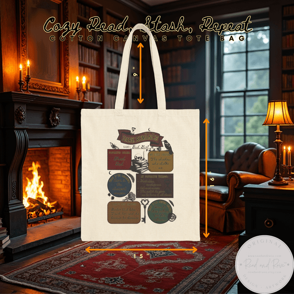 Back to Dark Romance Personalized Tote Bag
