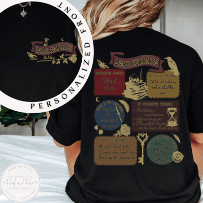 Back to Dark Romance Personalized Shirt