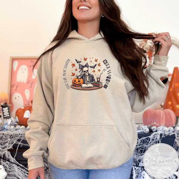 Just One More Chapter Edgy Halloween Hoodie | Messy Coquette Summerween Shirt Spooky Summer Shirt Hot Ghoul Summer Horror Summer Shirt SpookySeason Halloween 2025 Shirt
