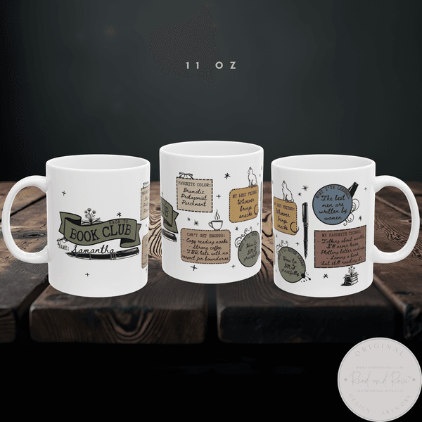 Back to Book Club Personalized Mug