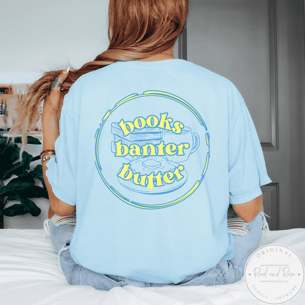 Books Banter Butter Comfort Colors® Shirt | Butter Shirt Librocubicularist Salted Butter Tee Well Read Butter Coffee Funny Book Lover Designs Book Related Gifts Booktrovert Shirt