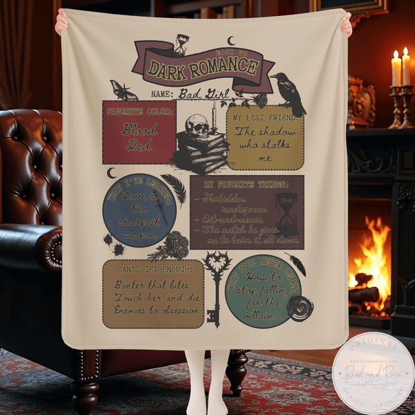 Back to Dark Romance Bad Girl Blanket
