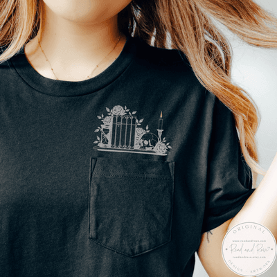 Dark Romance Bookshelf Shirt