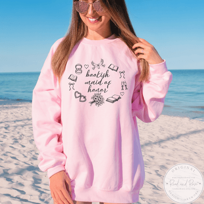 Bookish Maid Of Honor Heirloom Icons Sweatshirt