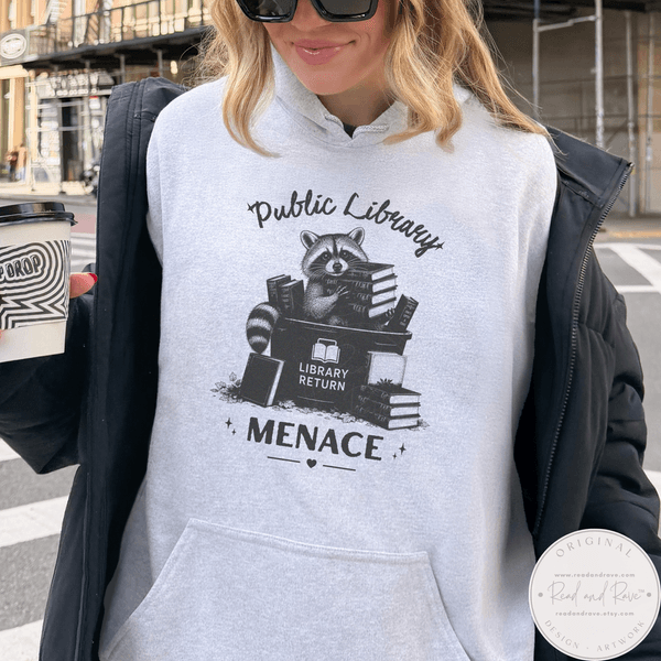 Public Library Menace Hoodie