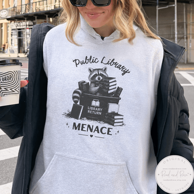 Public Library Menace Hoodie