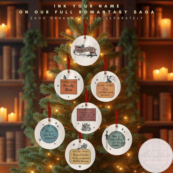 Back to Romantasy Personalized Ornament